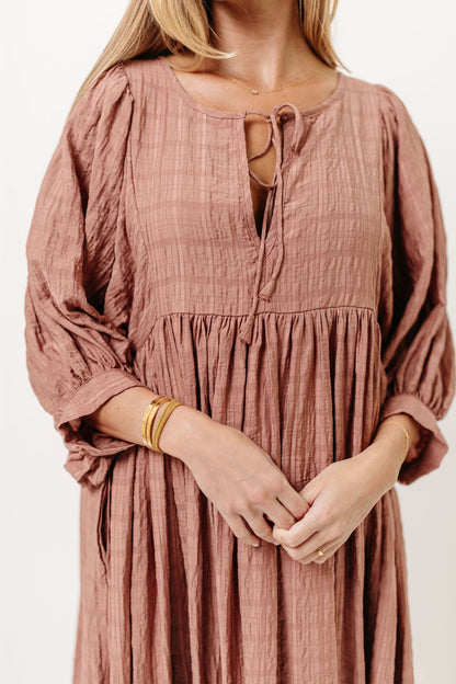Nadia Soft Horizon Maxi Dress in Mauve