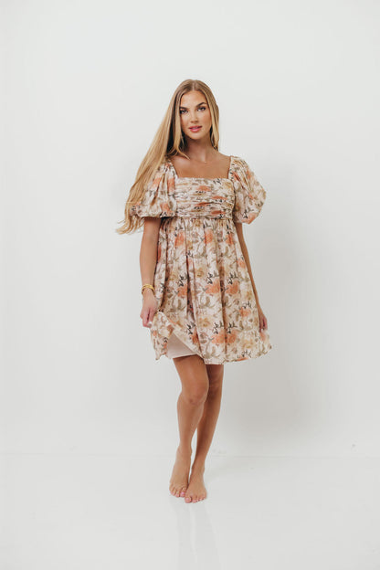 Sandrine Mini Dress in Floral