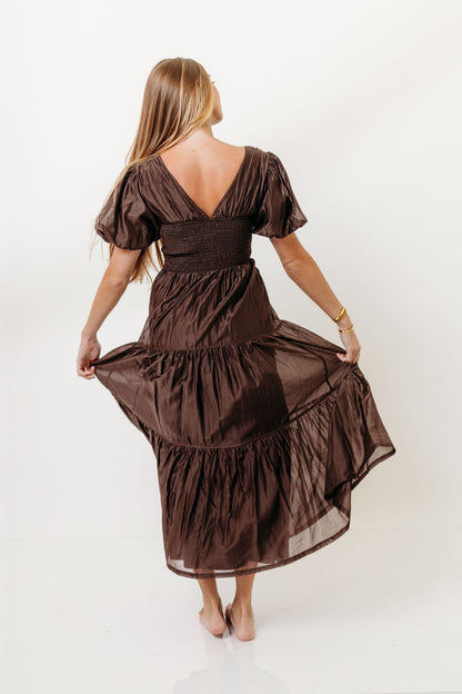 Renee Maxi Dress in Mocha