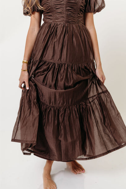 Renee Maxi Dress in Mocha