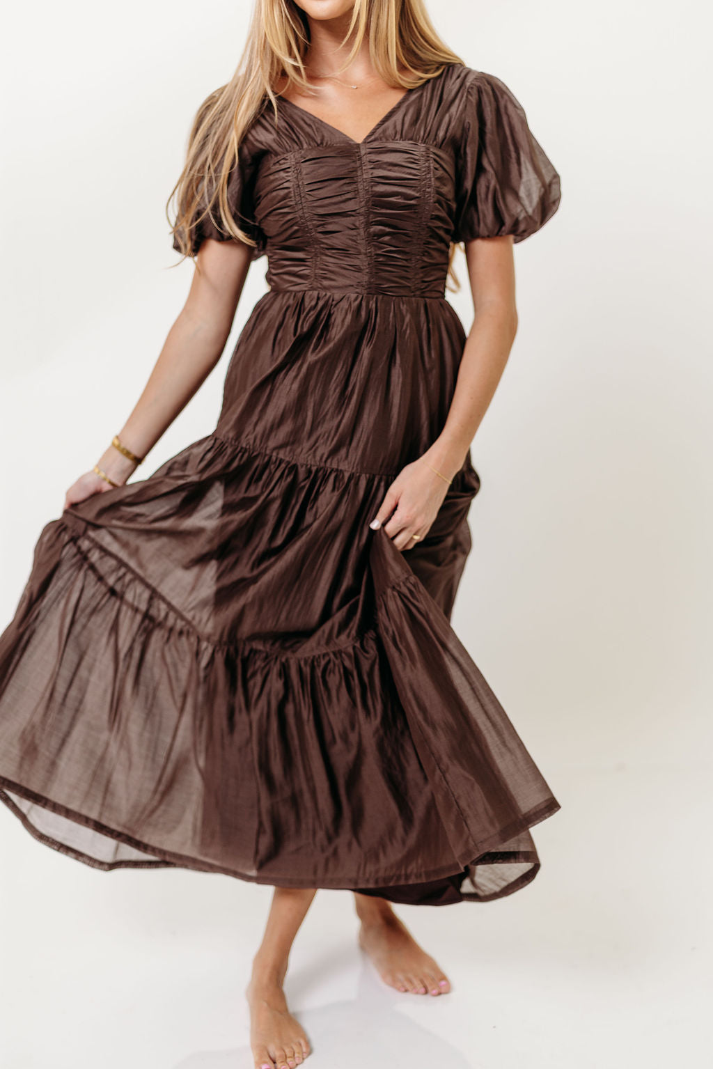 Renee Maxi Dress in Mocha
