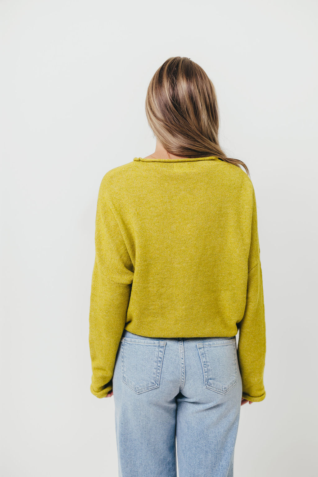 Piper Cardigan in Dijon Yellow