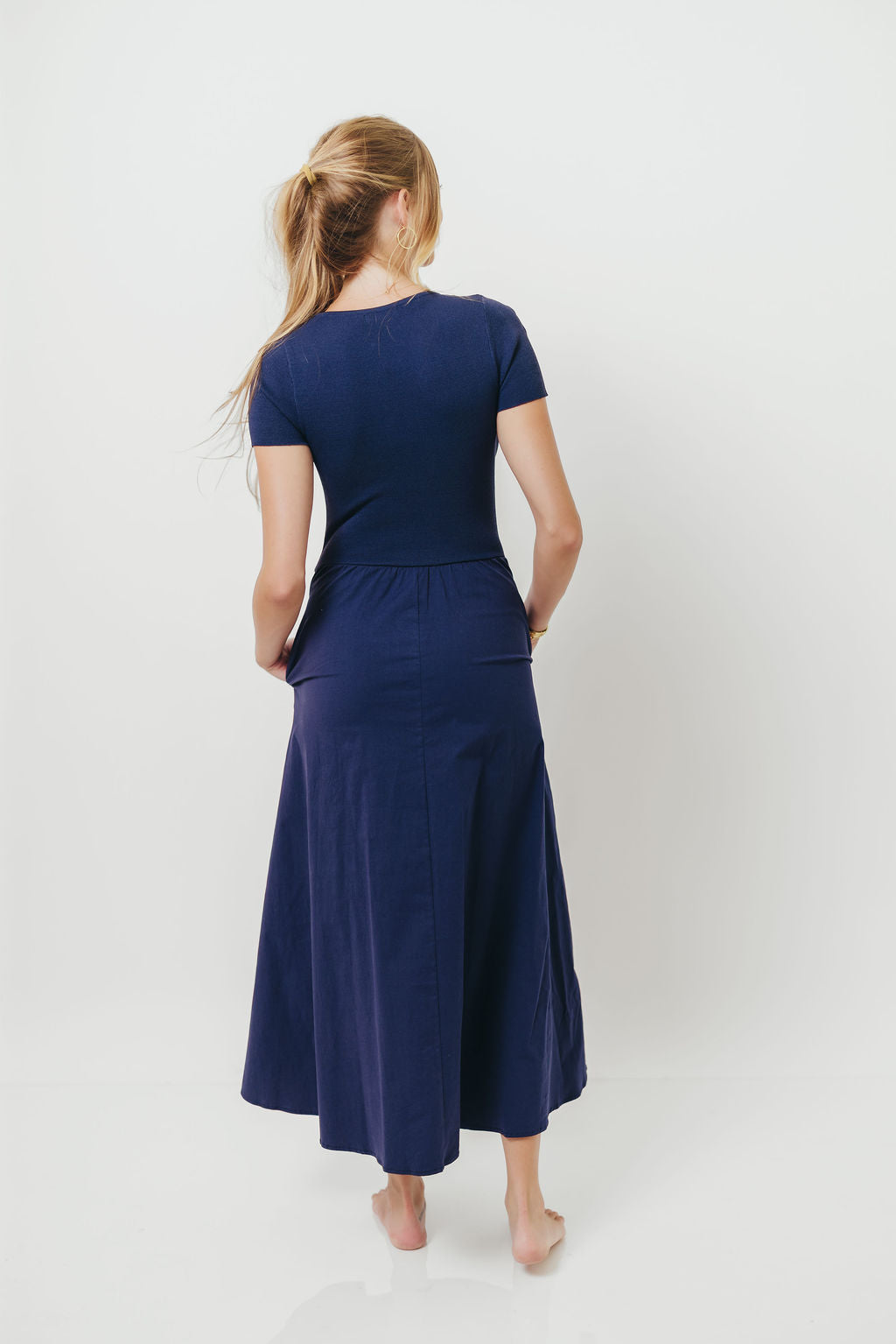 Lynette Maxi Dress in Navy