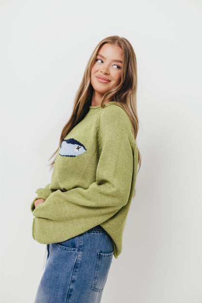 Sardine Sweater in Olive