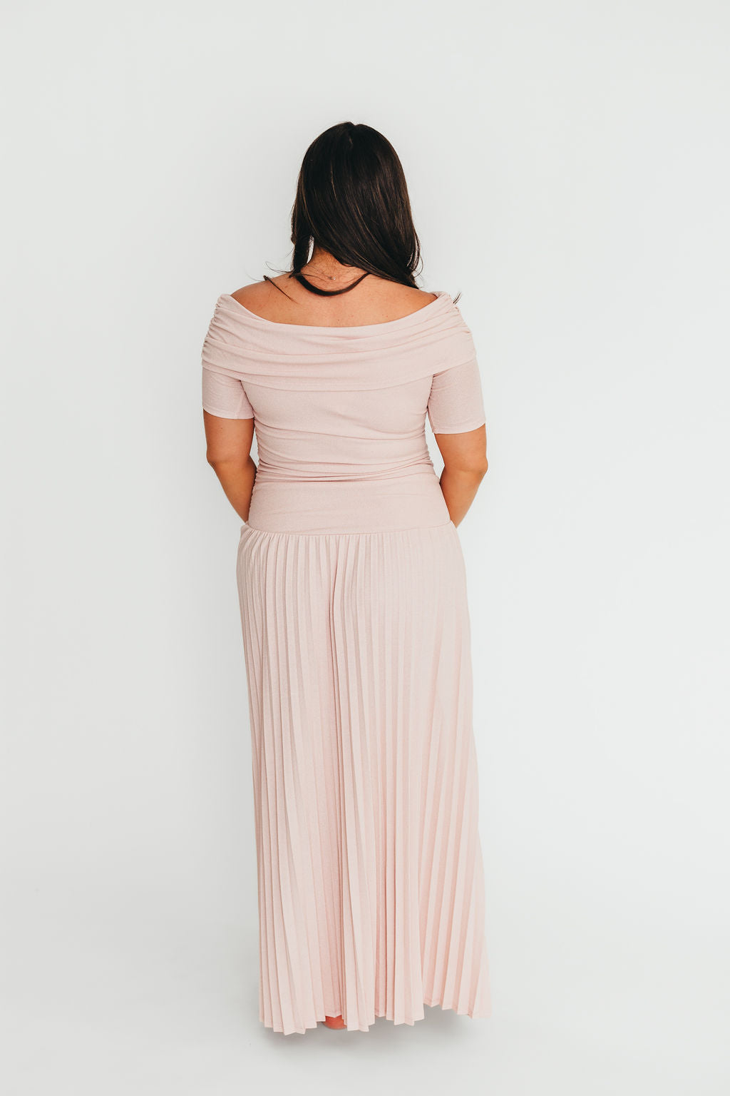 The Lennox Maxi Dress in Dusty Pink