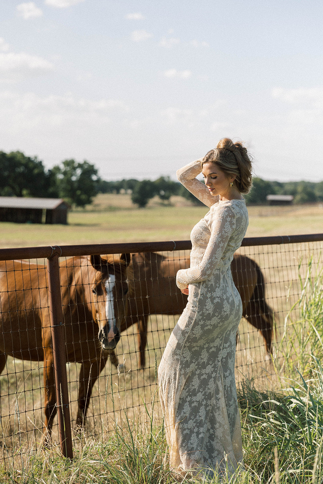 Seraphine Lace Maxi Dress in Cream - Inclusive Sizing & Bump Friendly (Size Up for Bump)