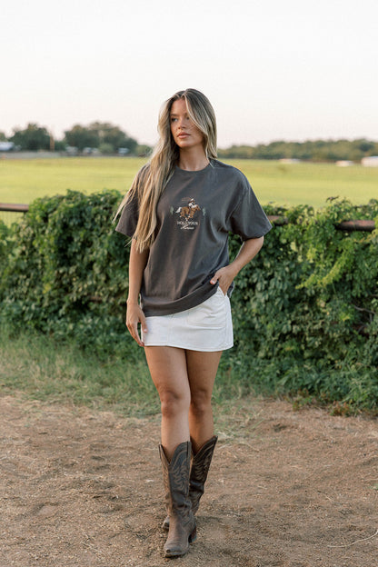 Rosalyn Mini Skirt in Ecru