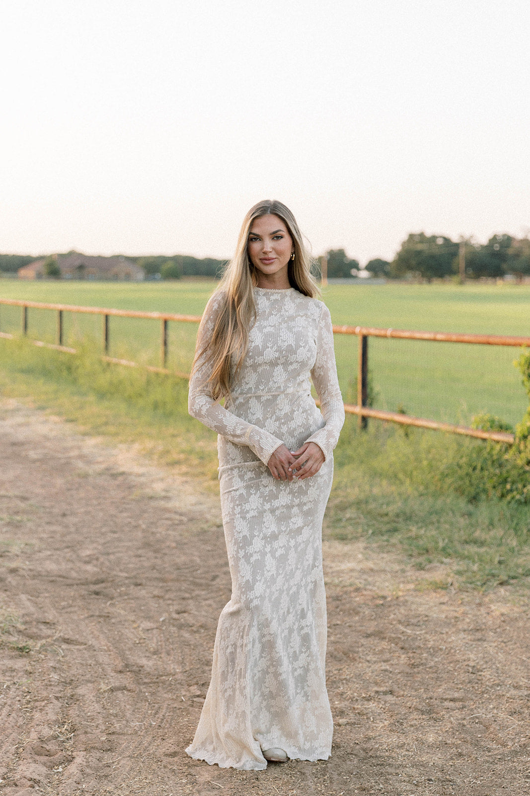 Seraphine Lace Maxi Dress in Cream - Inclusive Sizing & Bump Friendly (Size Up for Bump)