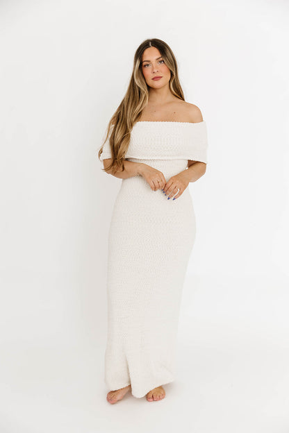 Brit Maxi Dress in Cream