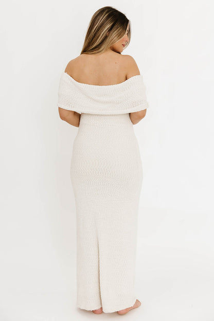 Brit Maxi Dress in Cream