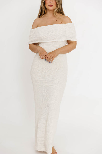 Brit Maxi Dress in Cream