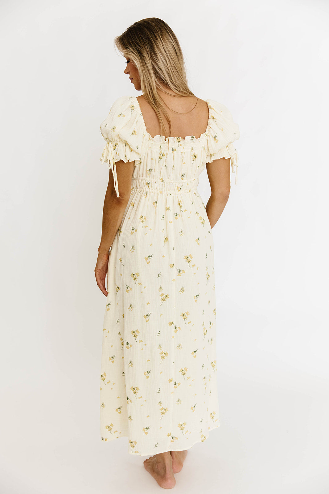 Savanna Steppe 100% Cotton Dress in Cream - Bump Friendly & Inclusive Sizing (S-3XL)