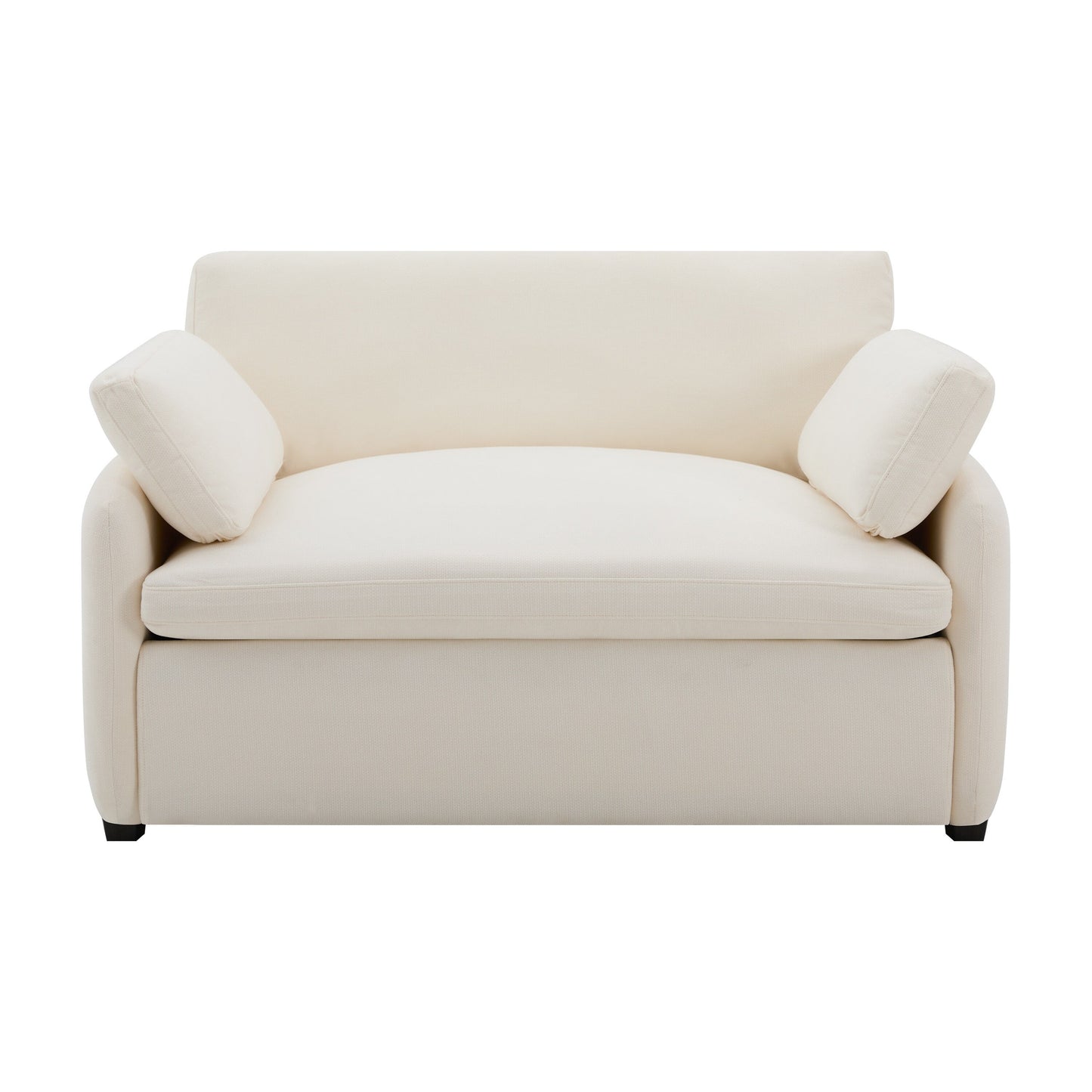 50*43 Oversized Chenille Single Sofa Chair,Wide and Deep Seat Accent Chair,Modern Upholstered Comfy Armchair