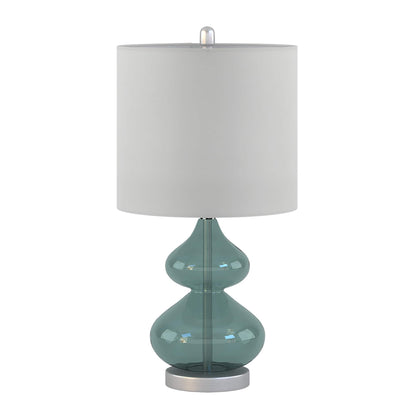 Ellipse Curved Gourd Glass Table Lamp, Set of 2