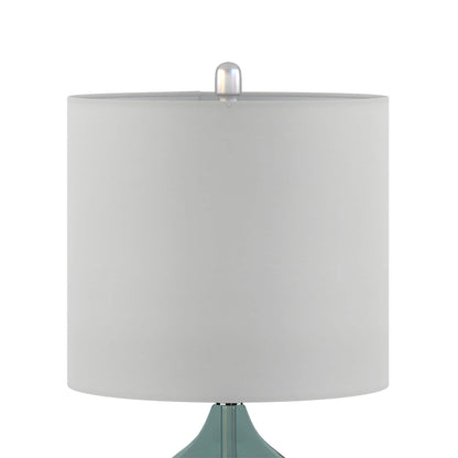 Ellipse Curved Gourd Glass Table Lamp, Set of 2