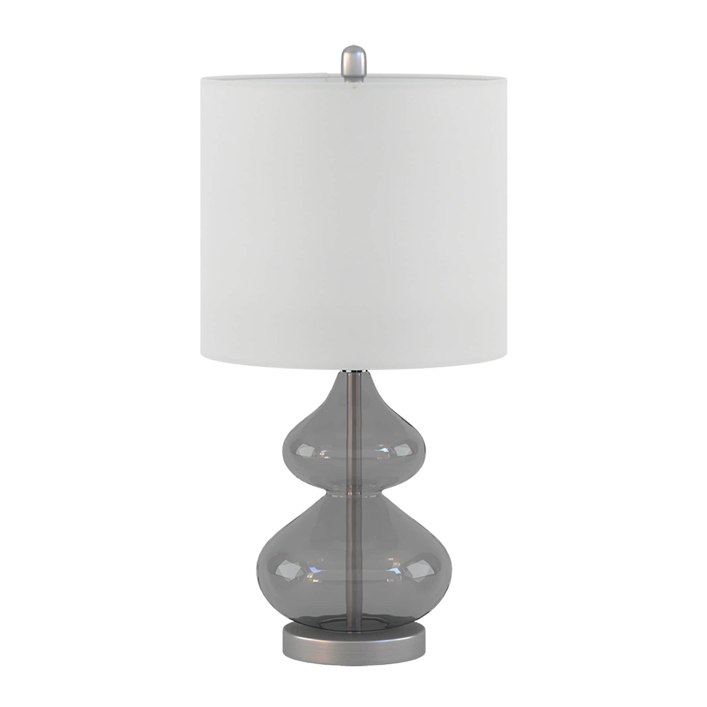 Ellipse Curved Gourd Glass Table Lamp, Set of 2