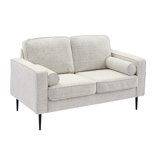 56.69 High-Tech Fabric Upholstered Sofa with 2 Pillows for Living Room