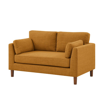 57 Fabric Loveseat with Wood Legs - 34 D x 57 W x 33.5 H
