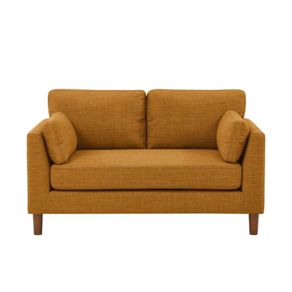 57 Fabric Loveseat with Wood Legs - 34 D x 57 W x 33.5 H