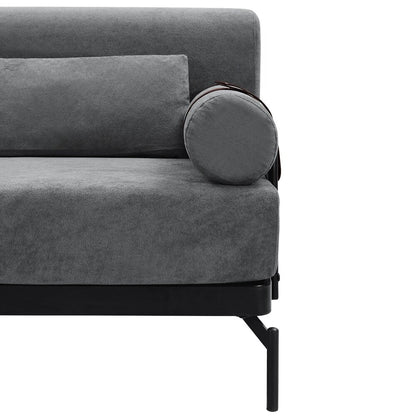 59 Inch Sofa Couch 2-Seater Sofa with Flexible USB Ports