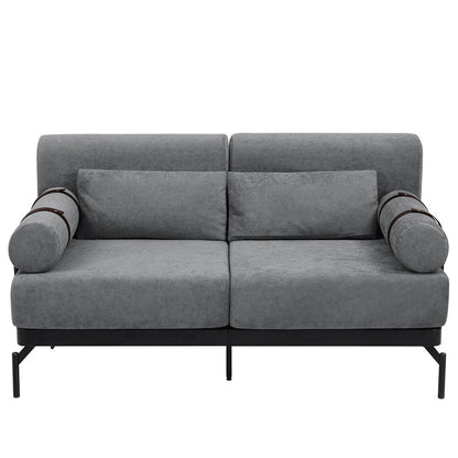 59 Inch Sofa Couch 2-Seater Sofa with Flexible USB Ports