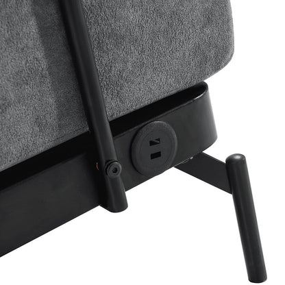 59 Inch Sofa Couch 2-Seater Sofa with Flexible USB Ports