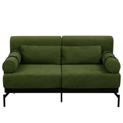 59 Inch Sofa Couch 2-Seater Sofa with Flexible USB Ports