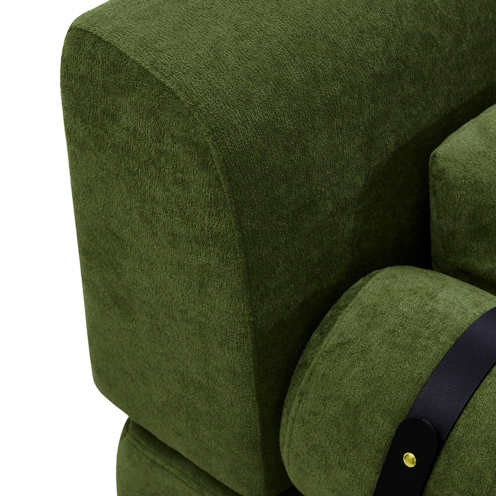 59 Inch Sofa Couch 2-Seater Sofa with Flexible USB Ports
