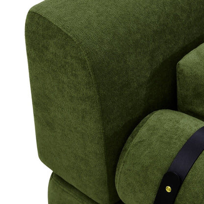 59 Inch Sofa Couch 2-Seater Sofa with Flexible USB Ports