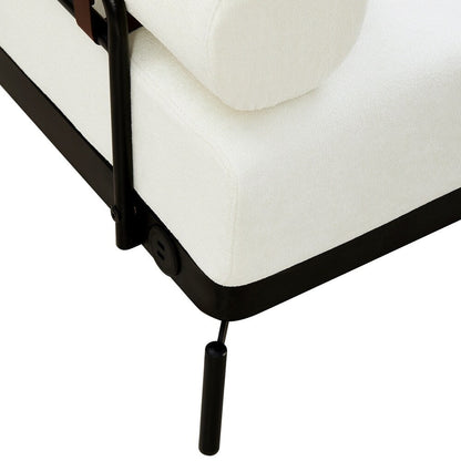 59 Inch Sofa Couch 2-Seater Sofa with Flexible USB Ports