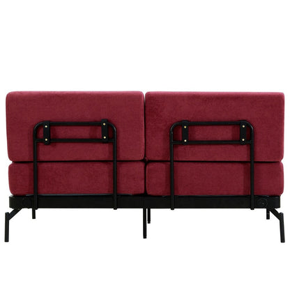 59 Inch Sofa Couch 2-Seater Sofa with Flexible USB Ports