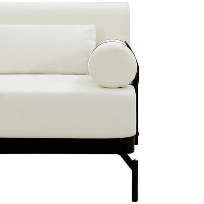 59 Inch Sofa Couch 2-Seater Sofa with Flexible USB Ports