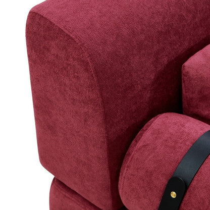 59 Inch Sofa Couch 2-Seater Sofa with Flexible USB Ports
