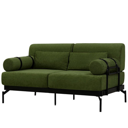 59 Inch Sofa Couch 2-Seater Sofa with Flexible USB Ports
