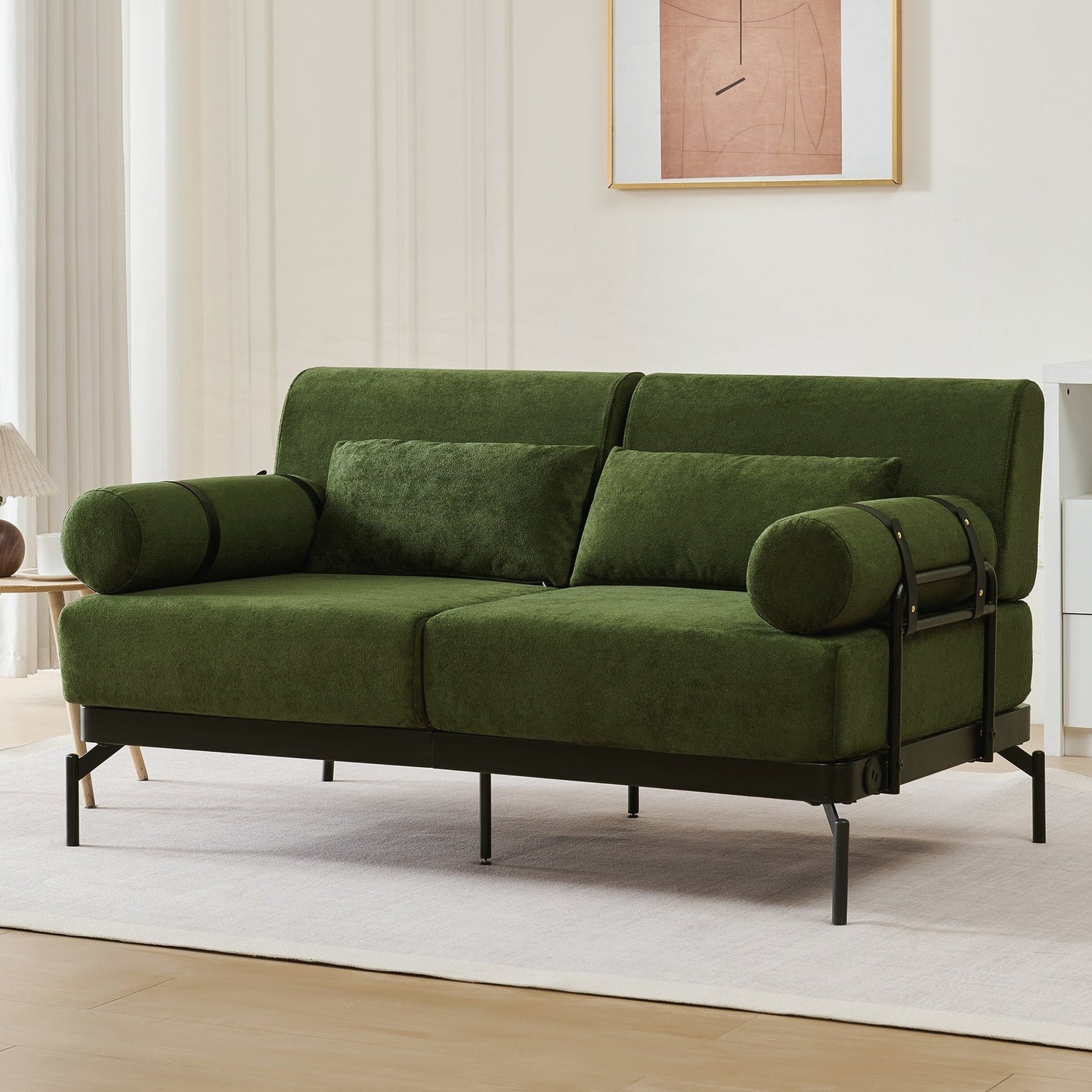 59inch Modern Loveseat Sofa