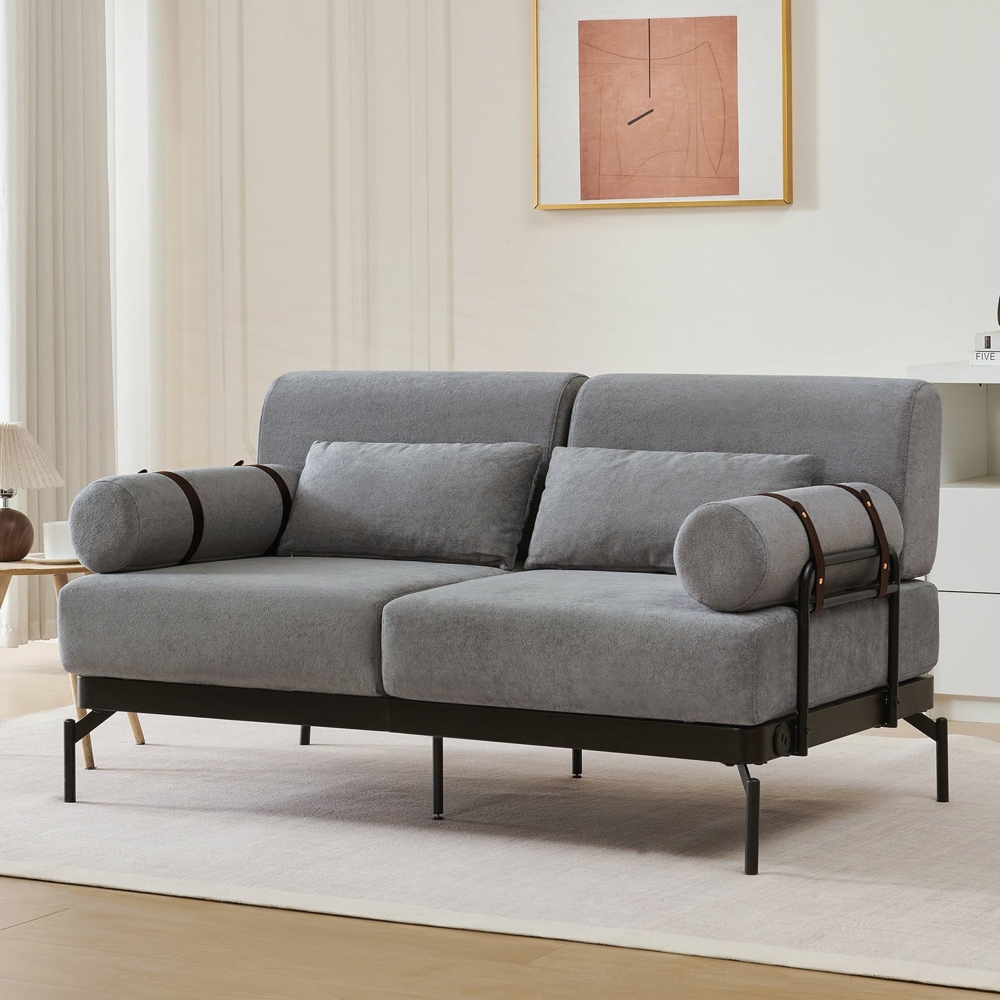 59inch Modern Loveseat Sofa