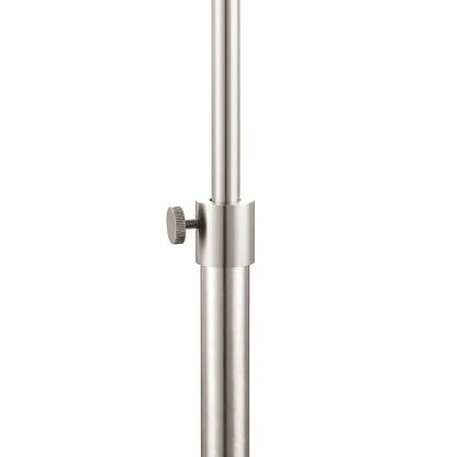 KAWOTI 63.5 Standard Adjustable Floor Lamp with Fabric Linen Shade