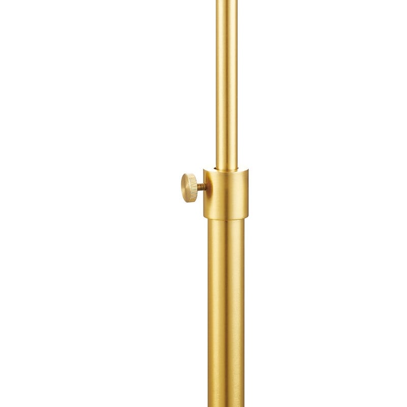 KAWOTI 63.5 Standard Adjustable Floor Lamp with Fabric Linen Shade