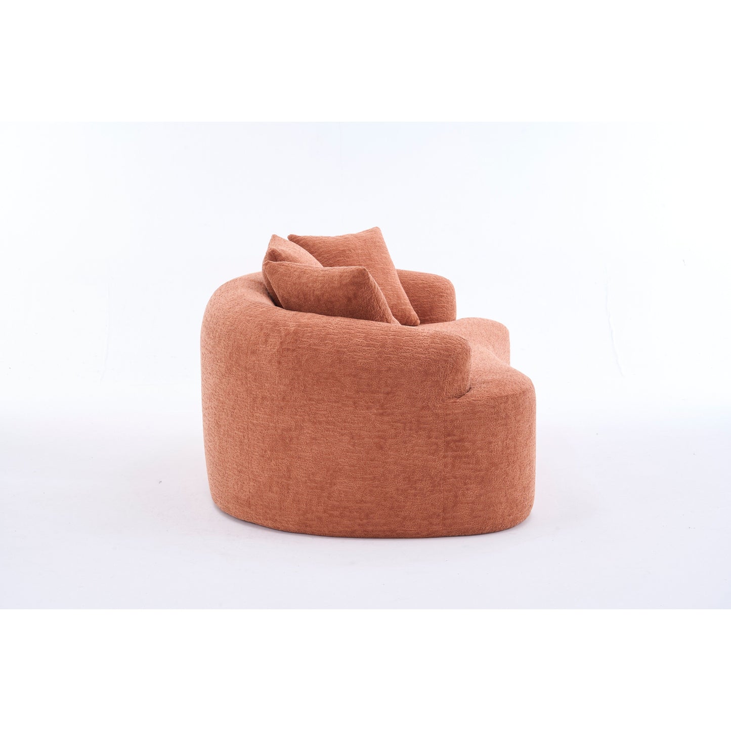 65Chenille 2-Seater Sofa with Easy Assembly, Medium Firm Cushion, and 300 lbs Weight Capacity