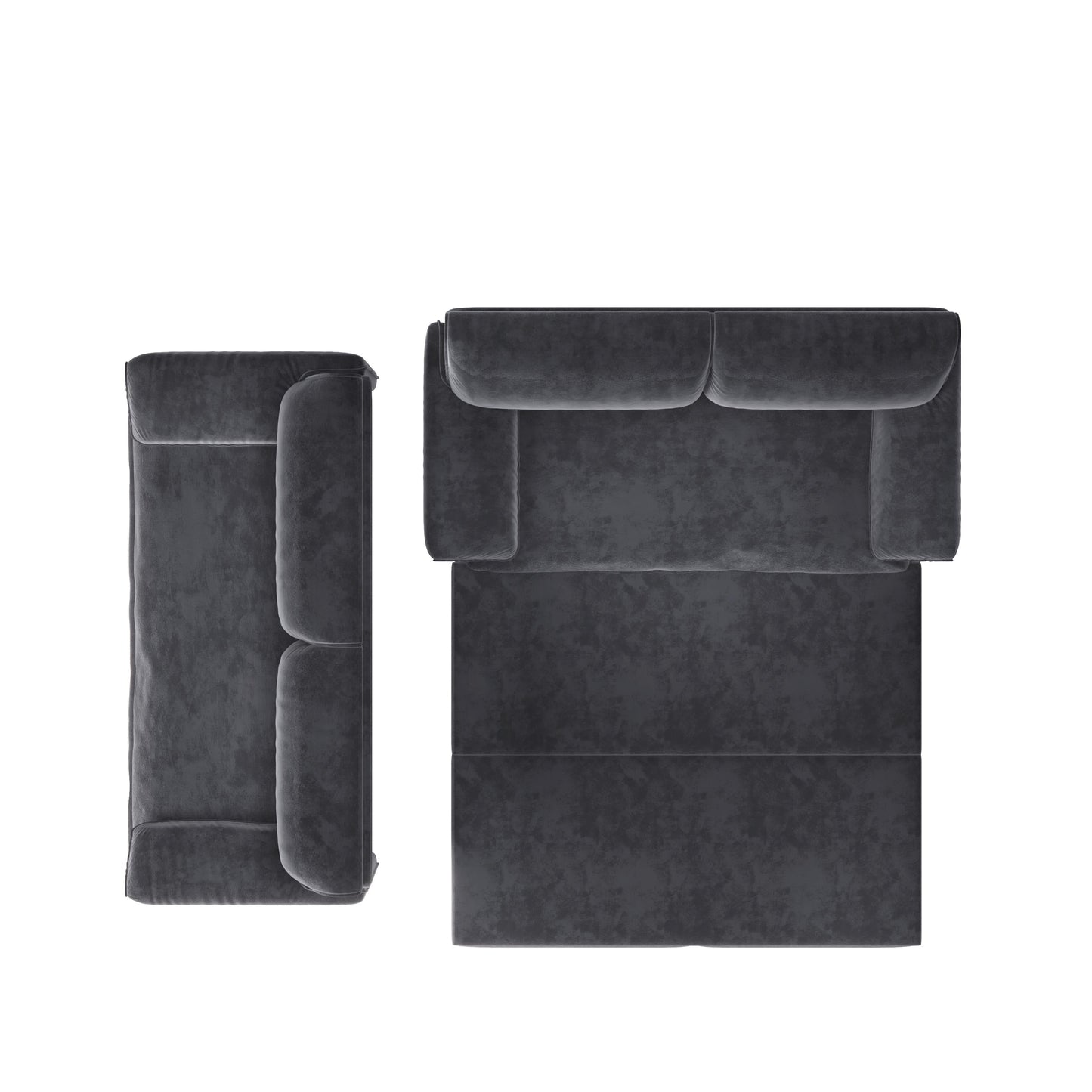 66 Queen Pull Out Sofa Bed, 3-in-1 Convertible Sleeper Sofa with Side Storage,Multi-Functional Velvet Loveseat Bed