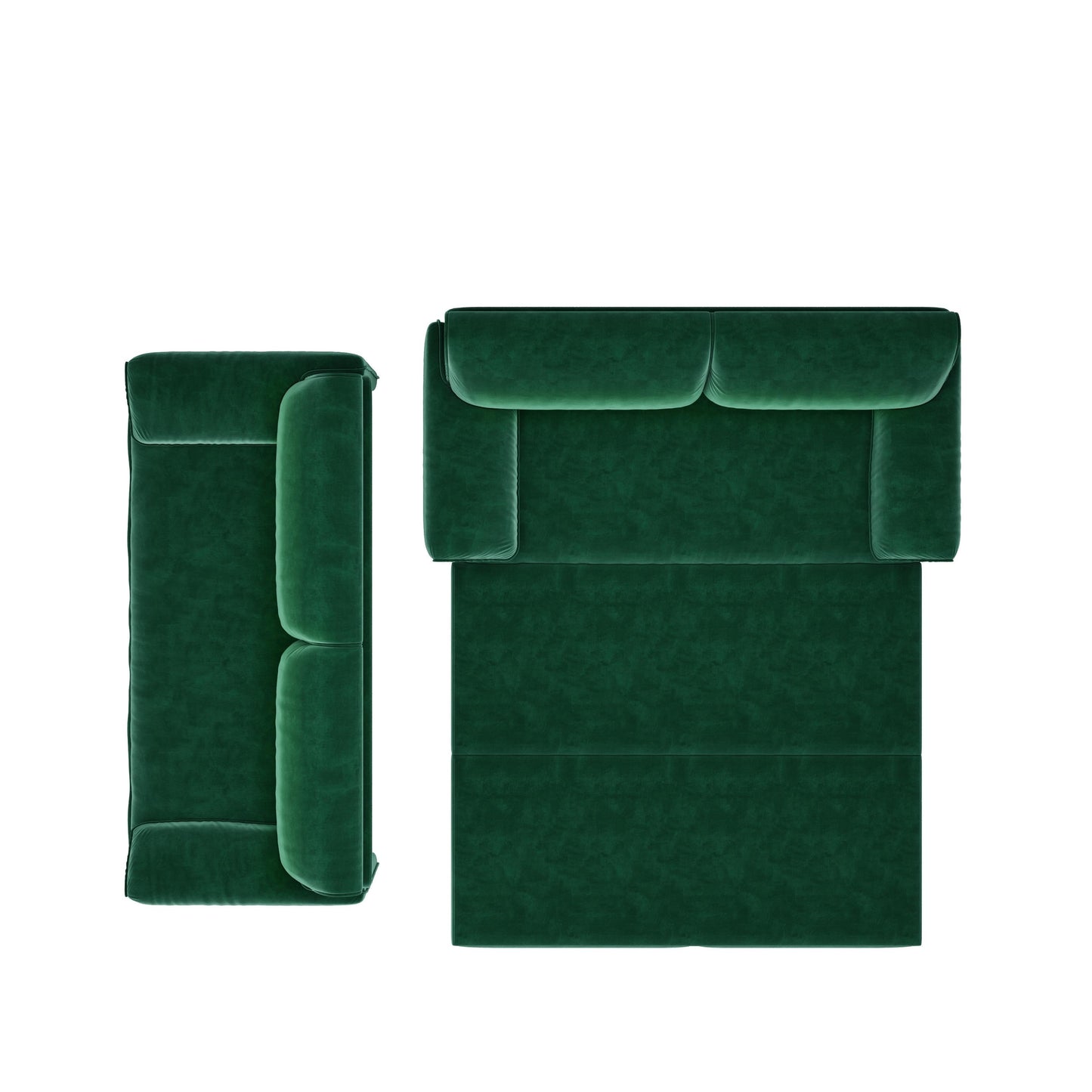 66 Queen Pull Out Sofa Bed, 3-in-1 Convertible Sleeper Sofa with Side Storage,Multi-Functional Velvet Loveseat Bed