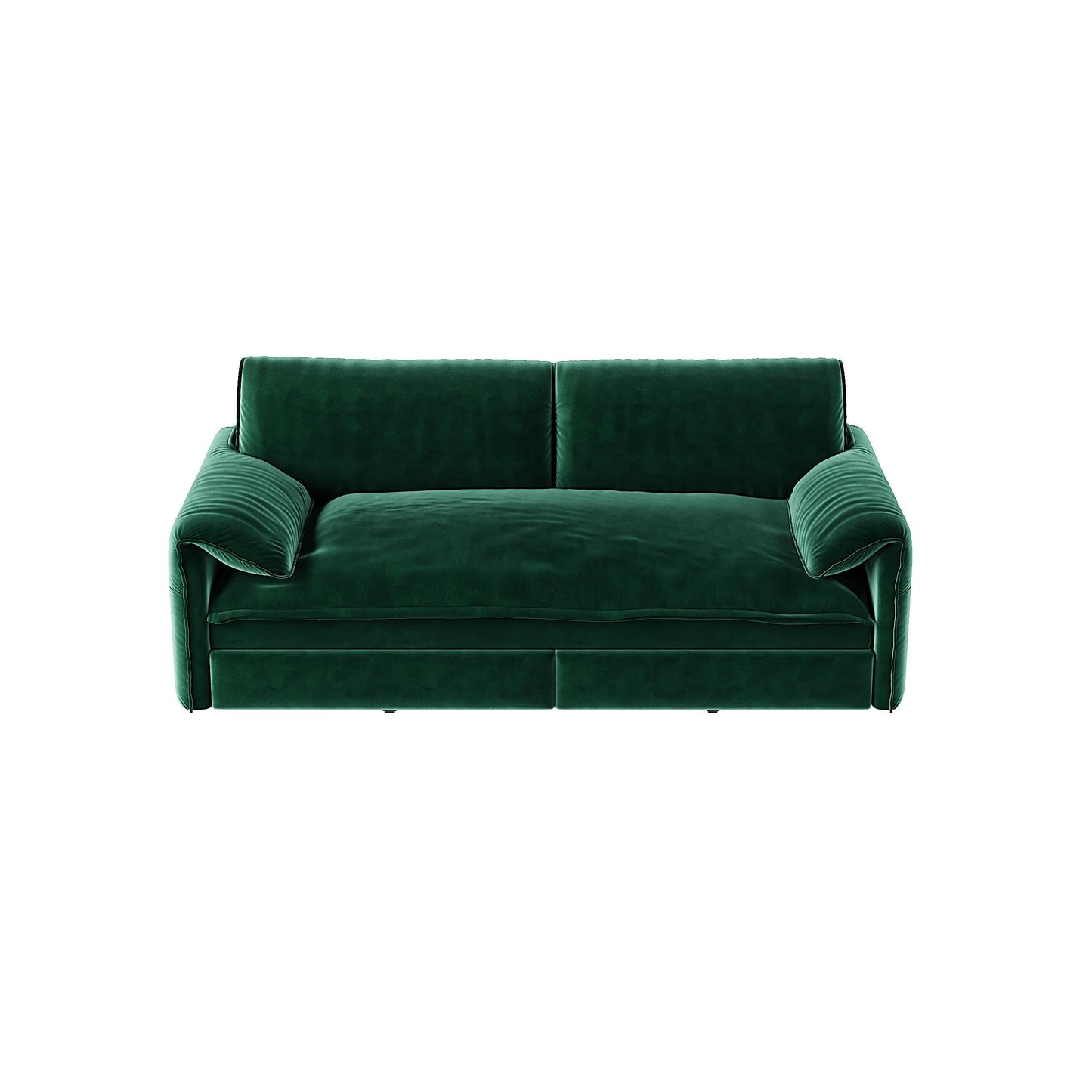 66 Queen Pull Out Sofa Bed, 3-in-1 Convertible Sleeper Sofa with Side Storage,Multi-Functional Velvet Loveseat Bed