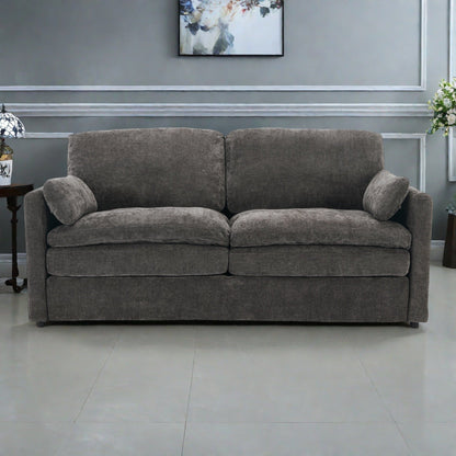 68.1 Chenille 2-Seater Sofa with Double-Layered Cushions for Living Room