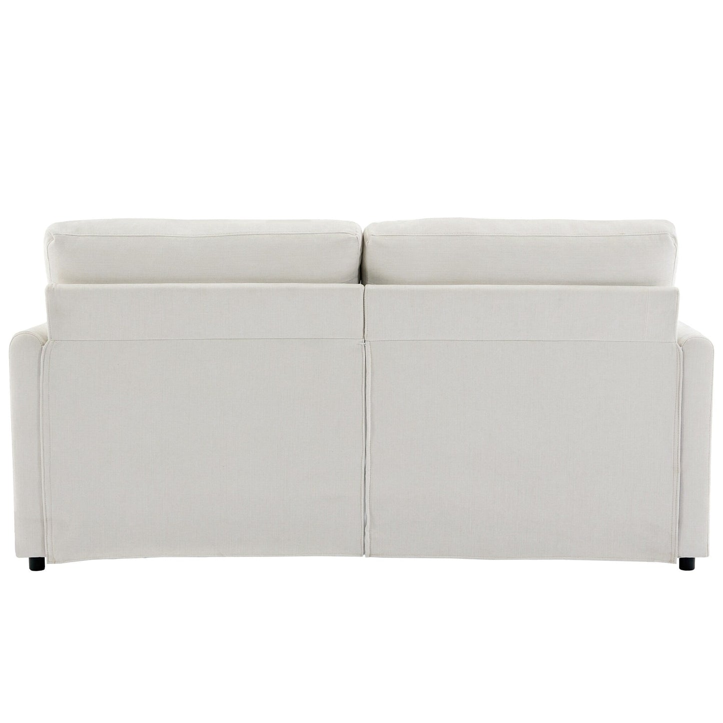 68.1 Chenille 2-Seater Sofa with Double-Layered Cushions for Living Room