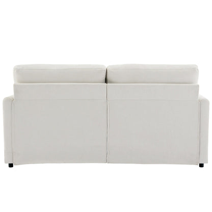 68.1 Chenille 2-Seater Sofa with Double-Layered Cushions for Living Room