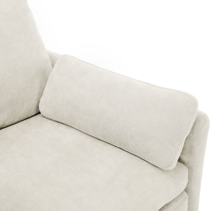 68.1 Chenille 2-Seater Sofa with Double-Layered Cushions for Living Room