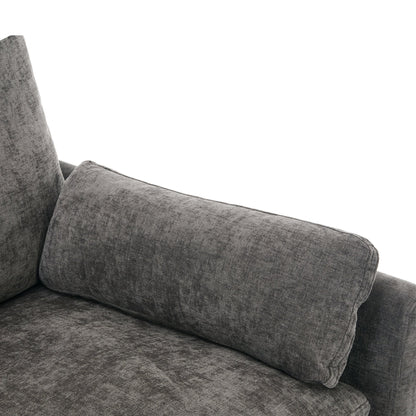 68.1 Chenille 2-Seater Sofa with Double-Layered Cushions for Living Room