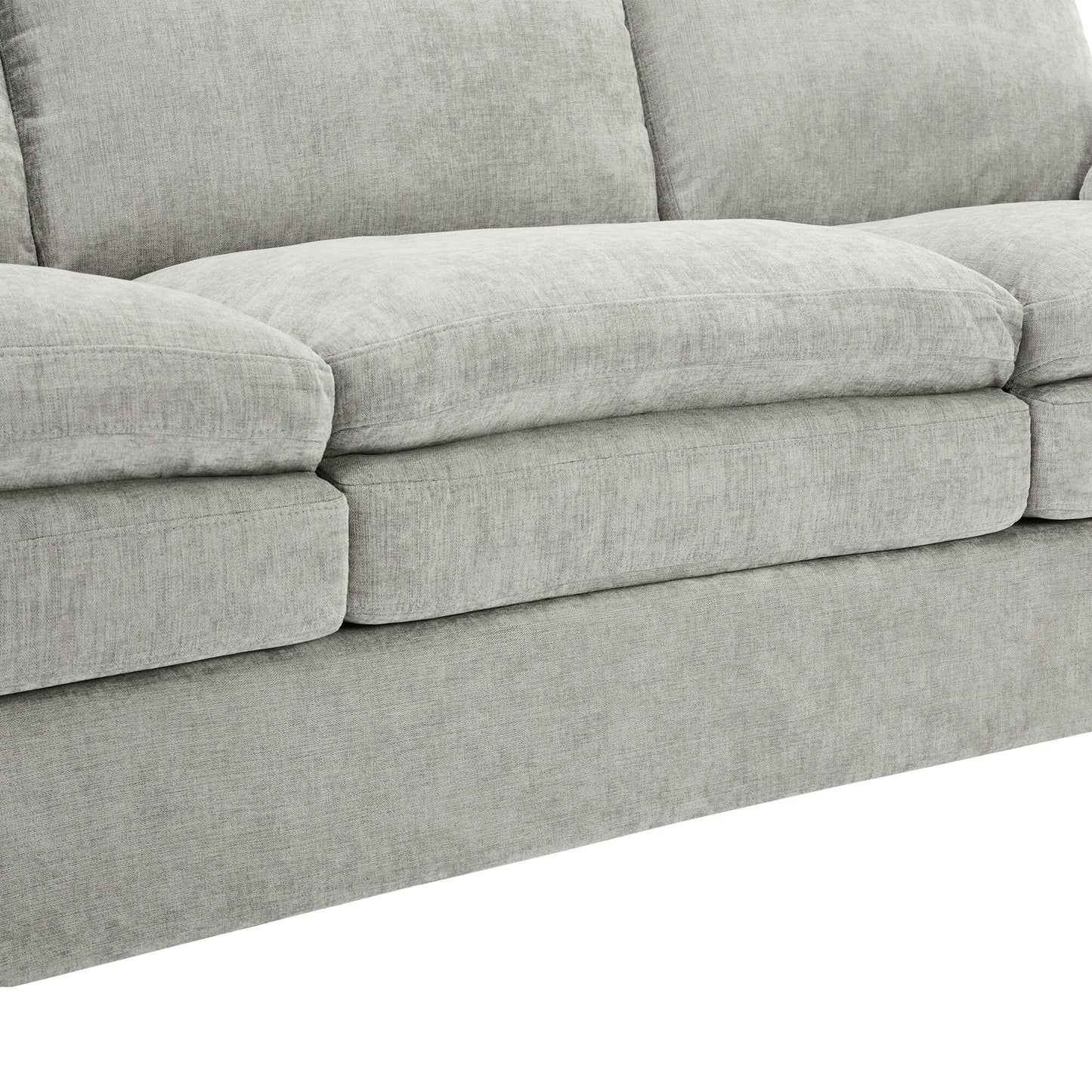68.1 Chenille 2-Seater Sofa with Double-Layered Cushions for Living Room