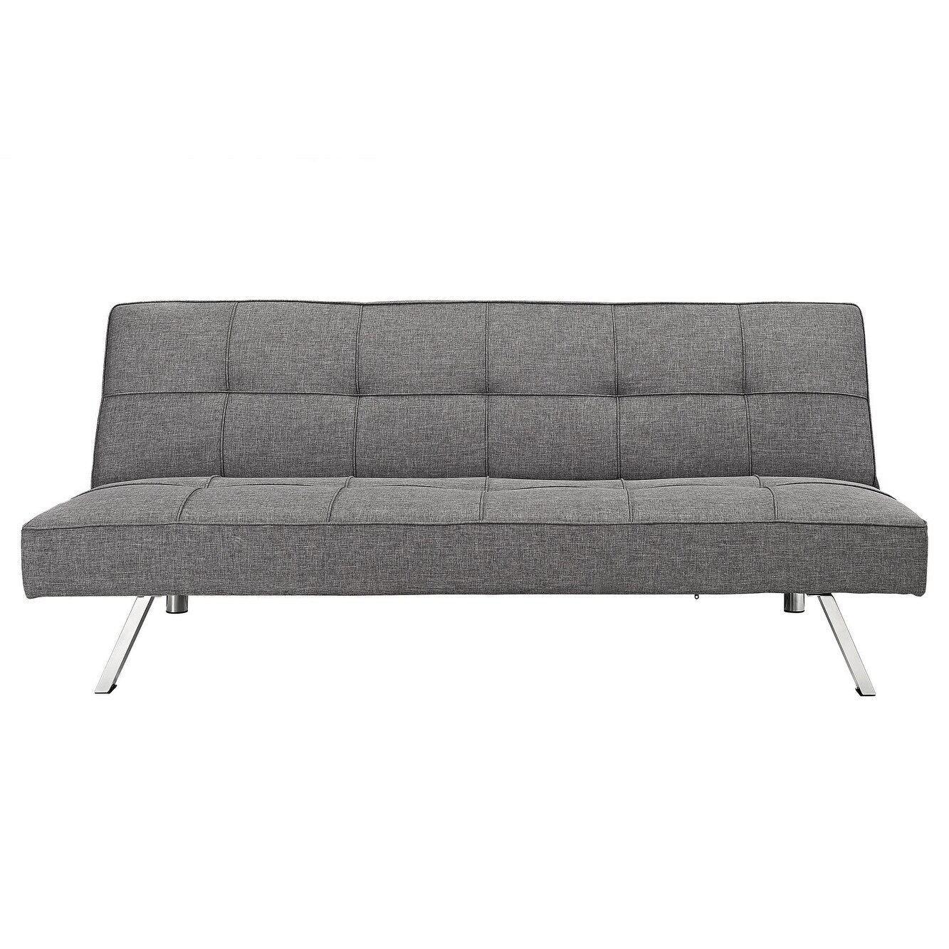 68.9 Fabric Loveseat Sofa Bed with Metal Frame and Stainless Legs for Living Room