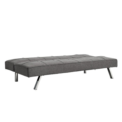 68.9 Fabric Loveseat Sofa Bed with Metal Frame and Stainless Legs for Living Room